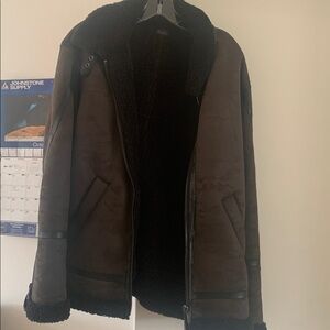Truth Dark Brown Shearling Jacket
